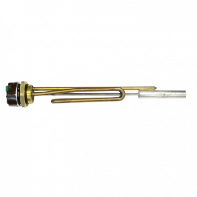 КОМПЛЕКТ: ТЭН RСT 2000W, D42мм, М6, 220V + термостат + прокладка + анод М6