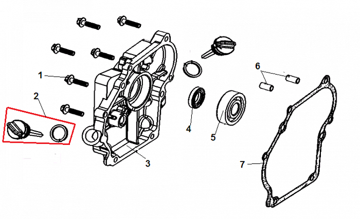 3 КРЫШКА ВИБРОПЛИТА  CHAMPION PC5431F